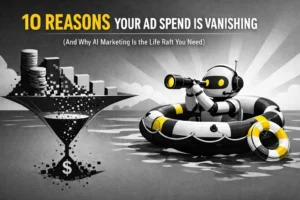 10 Reasons Your Ad Spend Is Vanishing (And Why AI Marketing Is the Life Raft You Need)